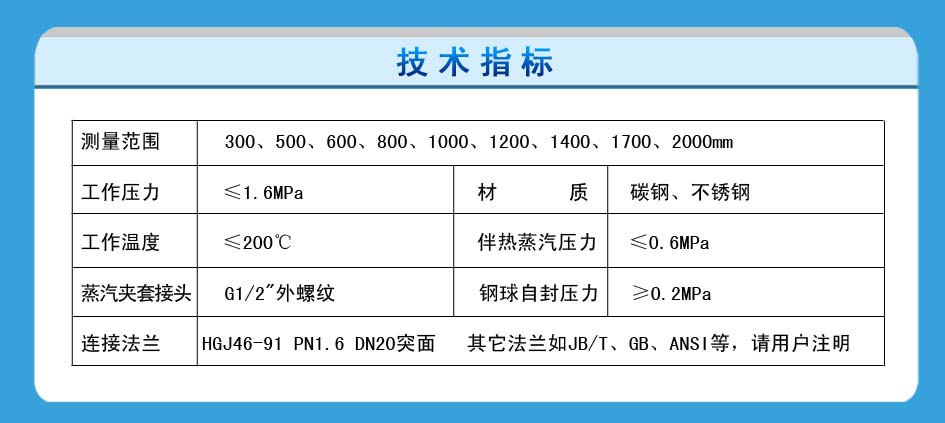 锅炉双色水位表